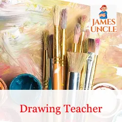 Drawing teacher Mr. Aniket Mohanta in Kharia